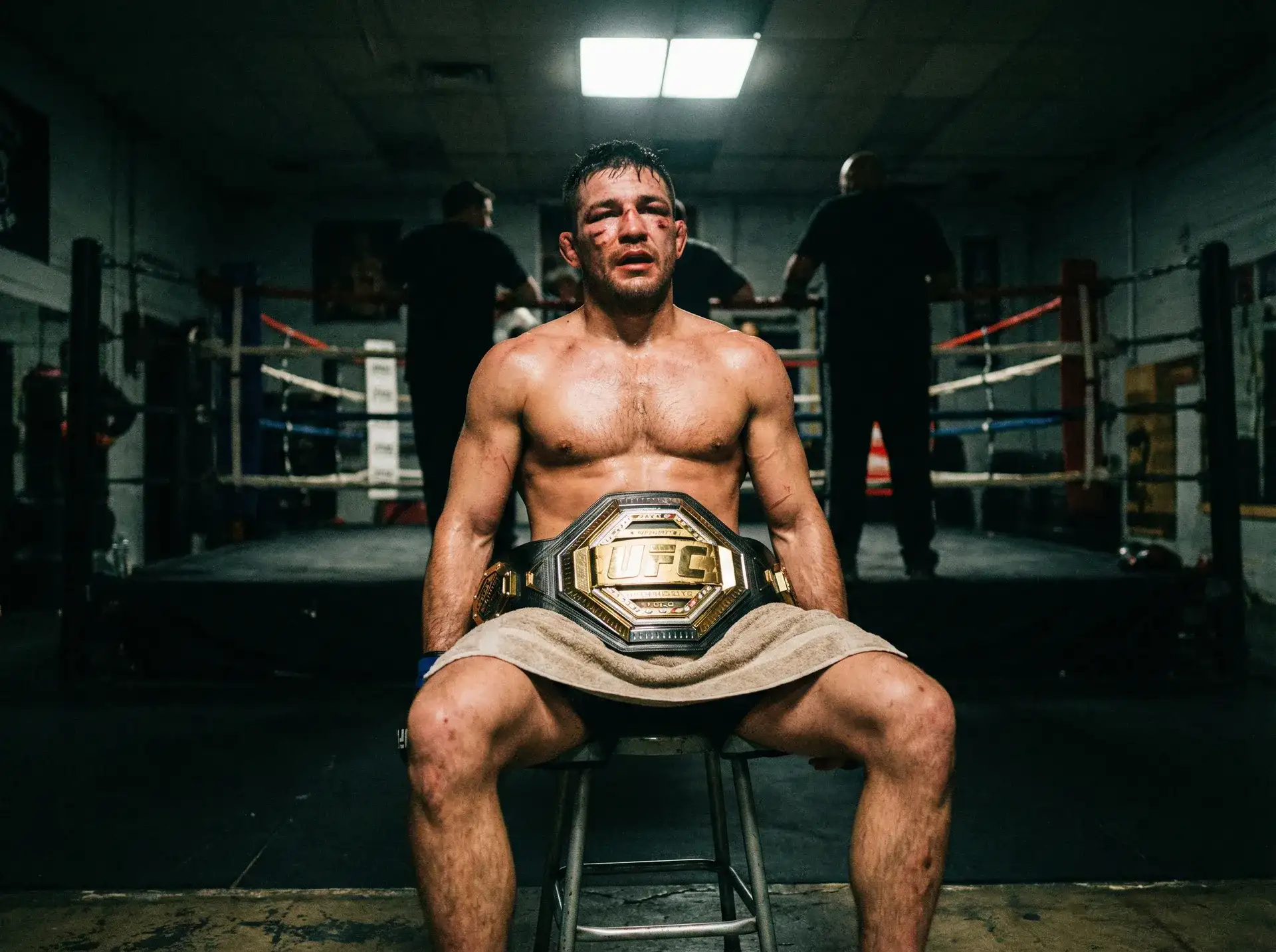 小马拉大车 中量级冠军铁血战士坐拥金腰带